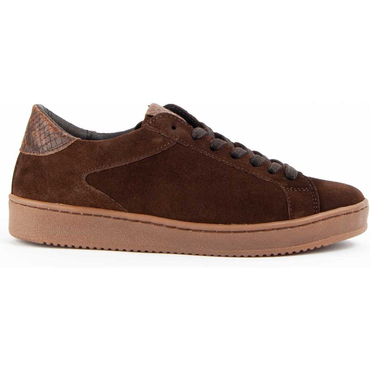 Wildleder-Sneakers mit niedrigem Schaft