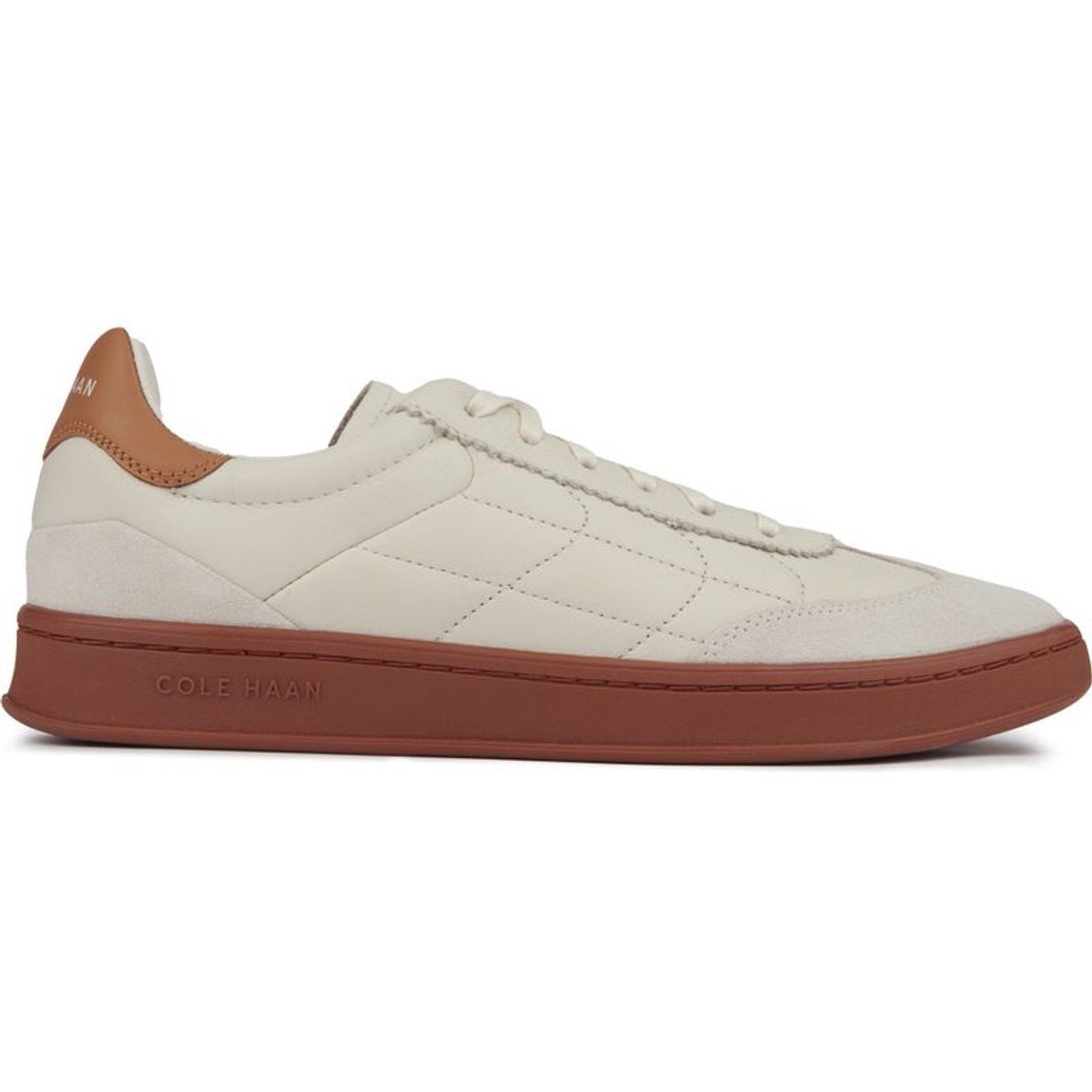 Gesteppter Leder-Sneaker