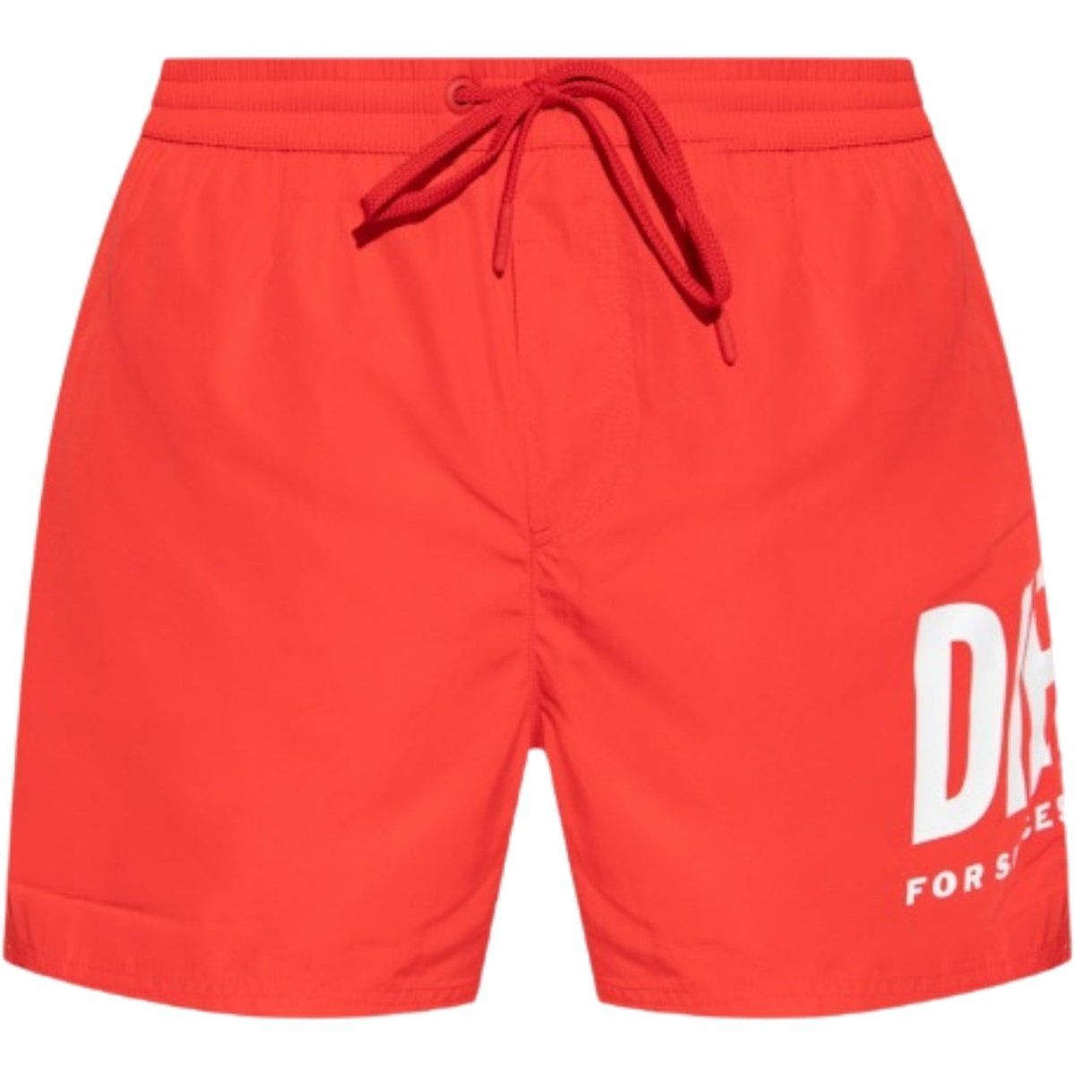 Rote Herren Badeshorts mit Logo