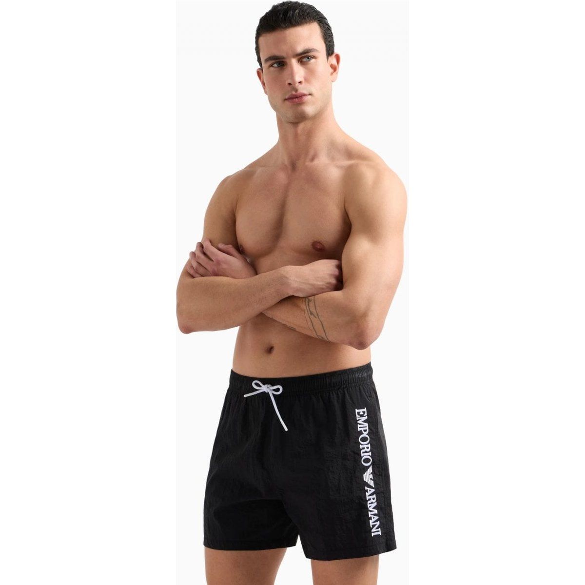 Herren Badeshorts mit Logo