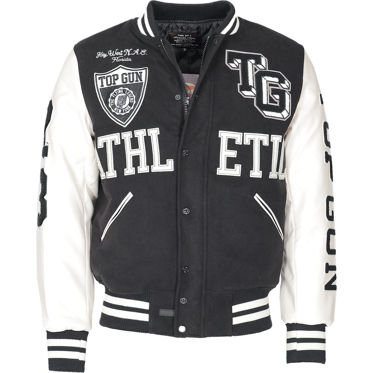 Top Gun College Jacke Materialmix