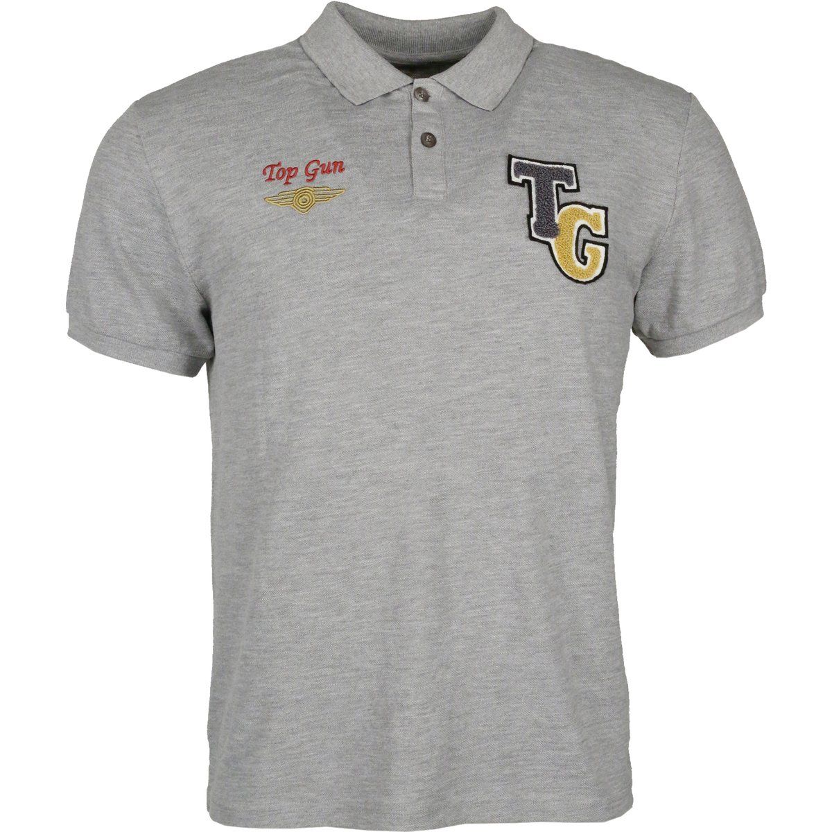 Top Gun Poloshirt mit gesticktem Logo