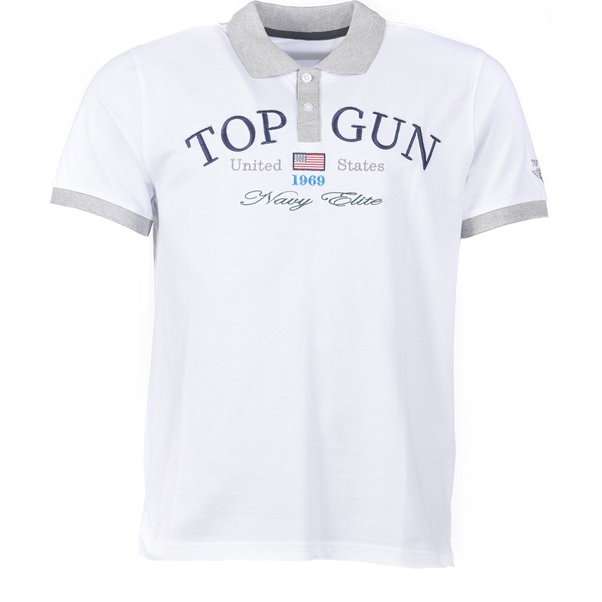 Besticktes Top Gun Poloshirt