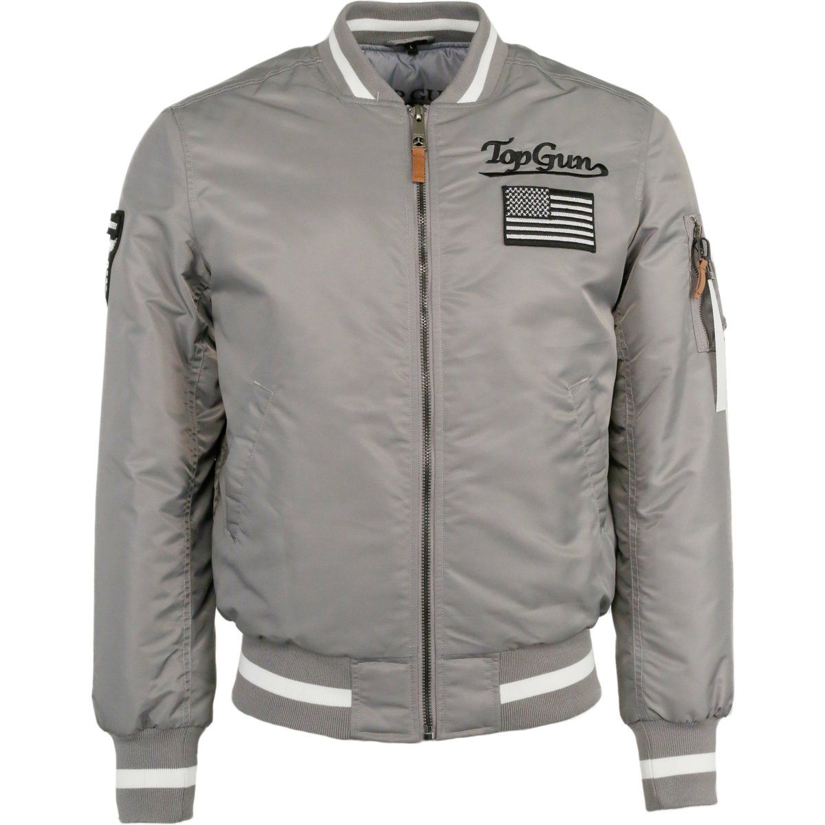 Top Gun Bomberjacke mit Aufnähern
