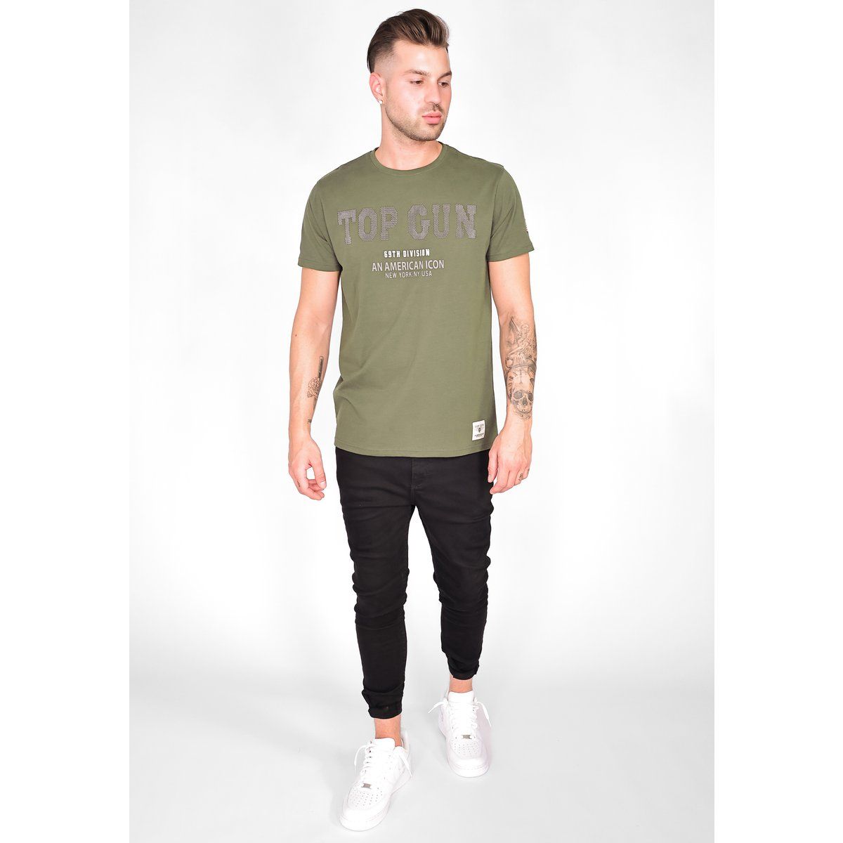 Top Gun T-Shirt mit Grafikprint