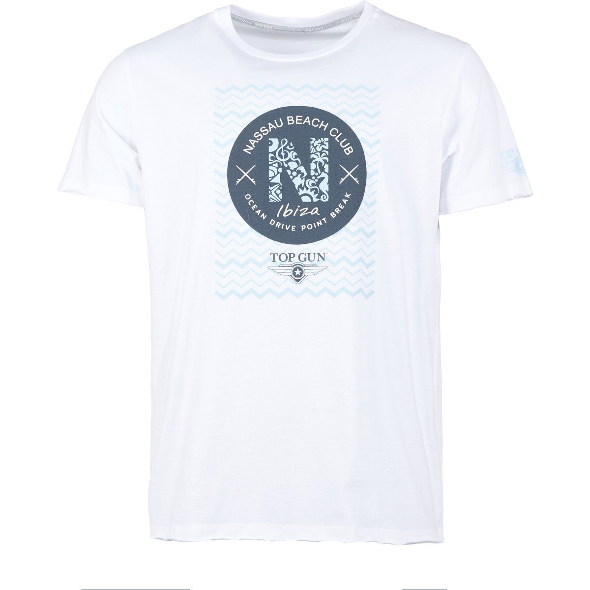 Lässiges T-Shirt mit Grafikdruck und Rundhalsausschnitt
