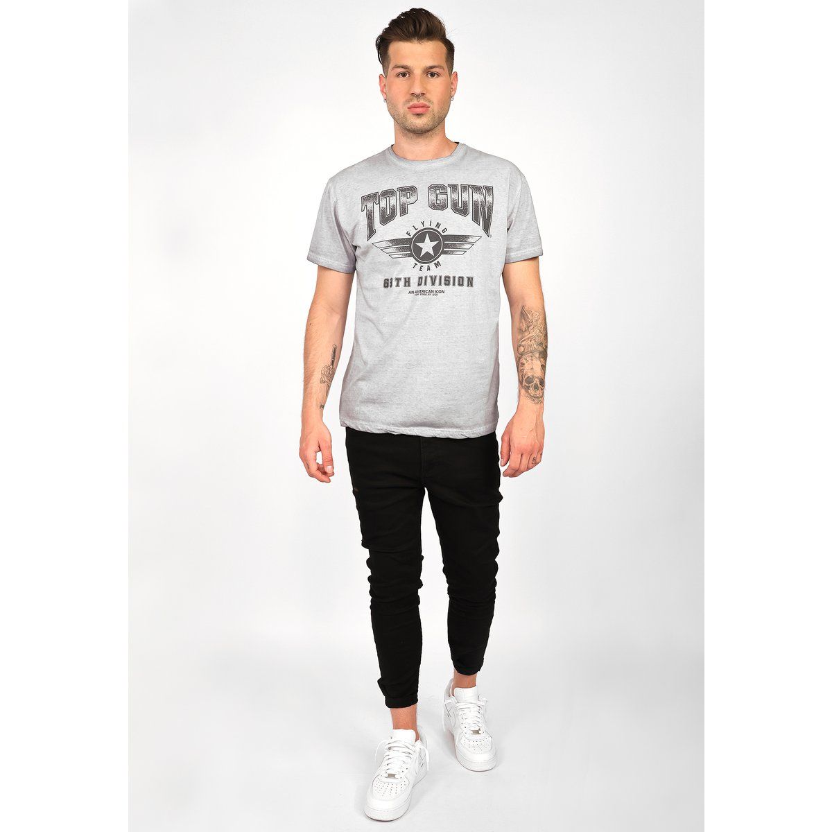Top Gun T-Shirt mit Grafikprint