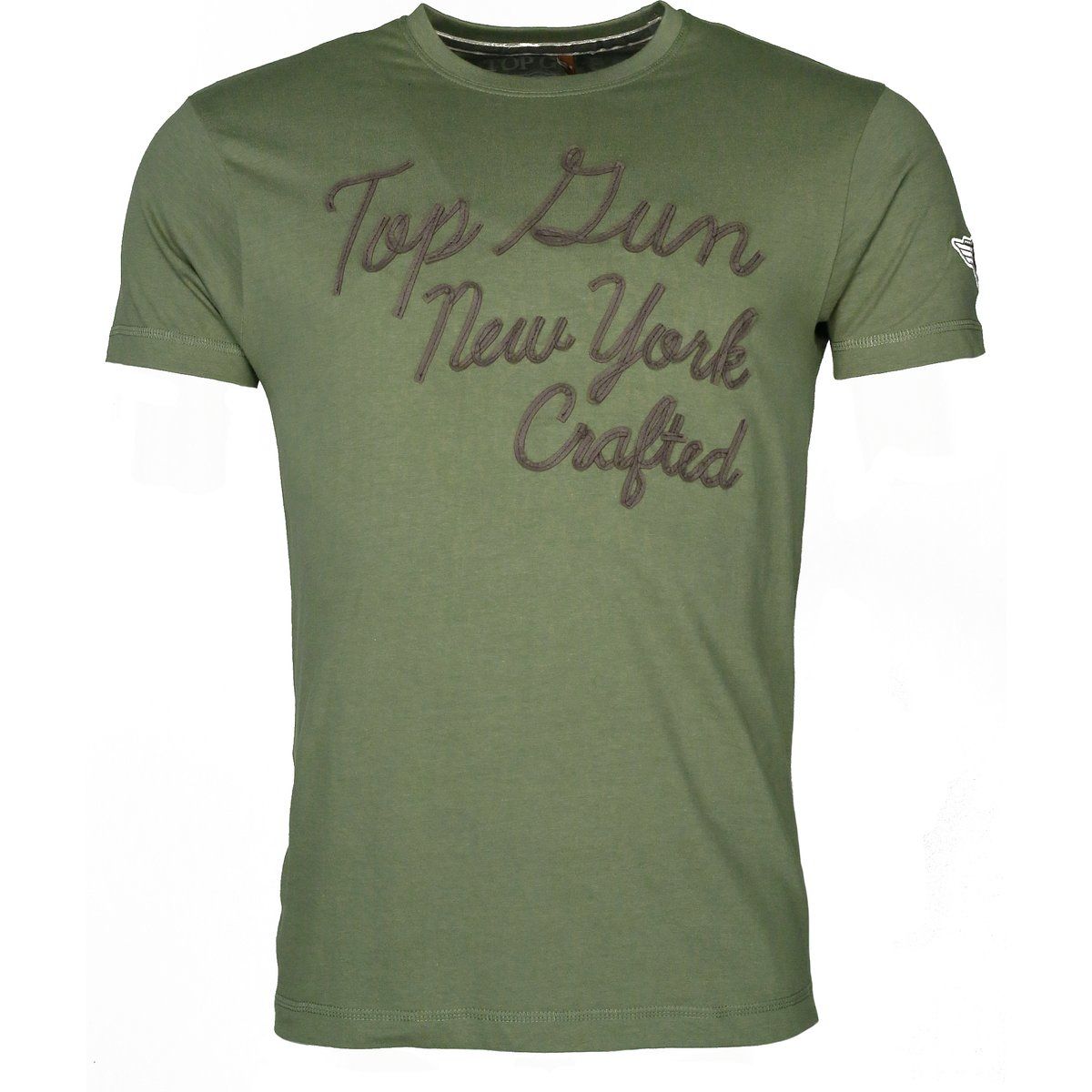 Olivgrünes Top Gun T-Shirt