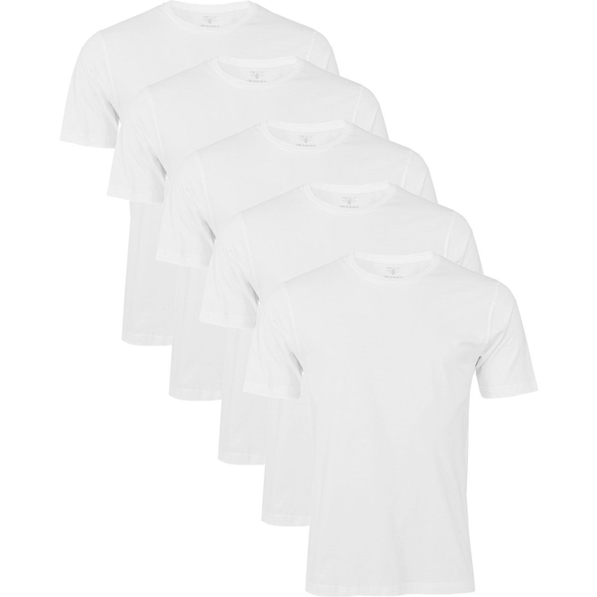 Klassisches T-Shirt-Pack mit Rundhalsausschnitt