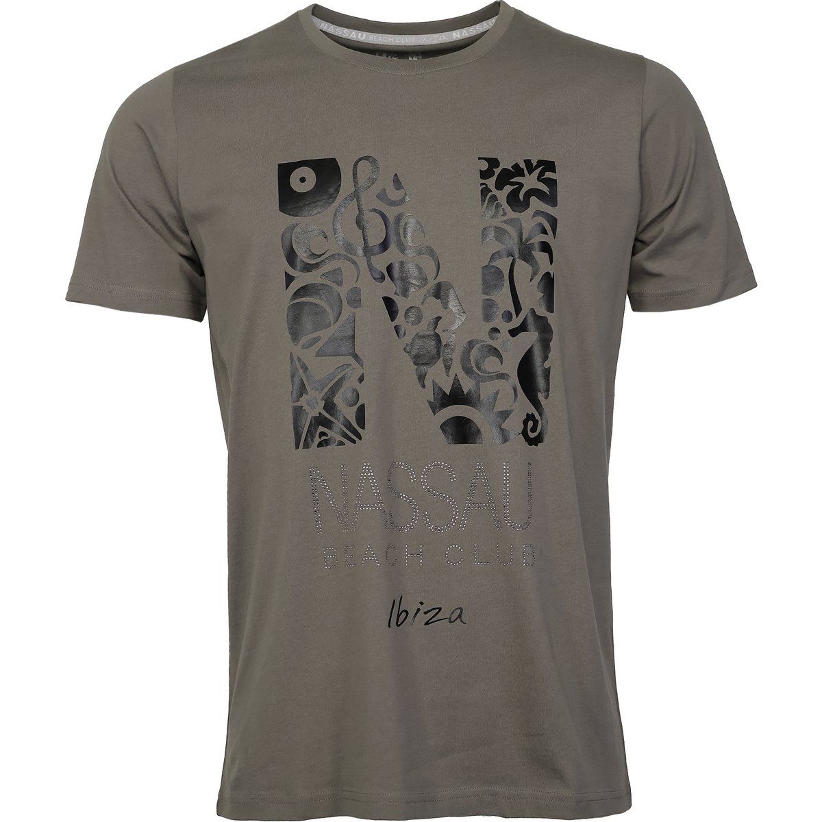 Lässiges T-Shirt mit Grafikdruck und Rundhalsausschnitt