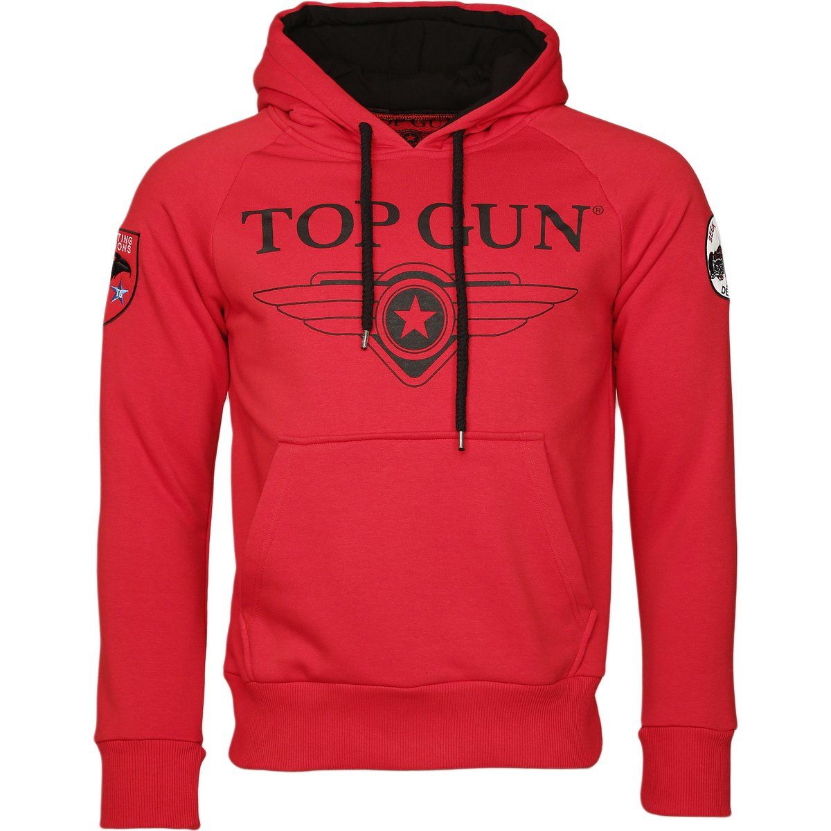 Top Gun Logo Print Kapuzenpullover