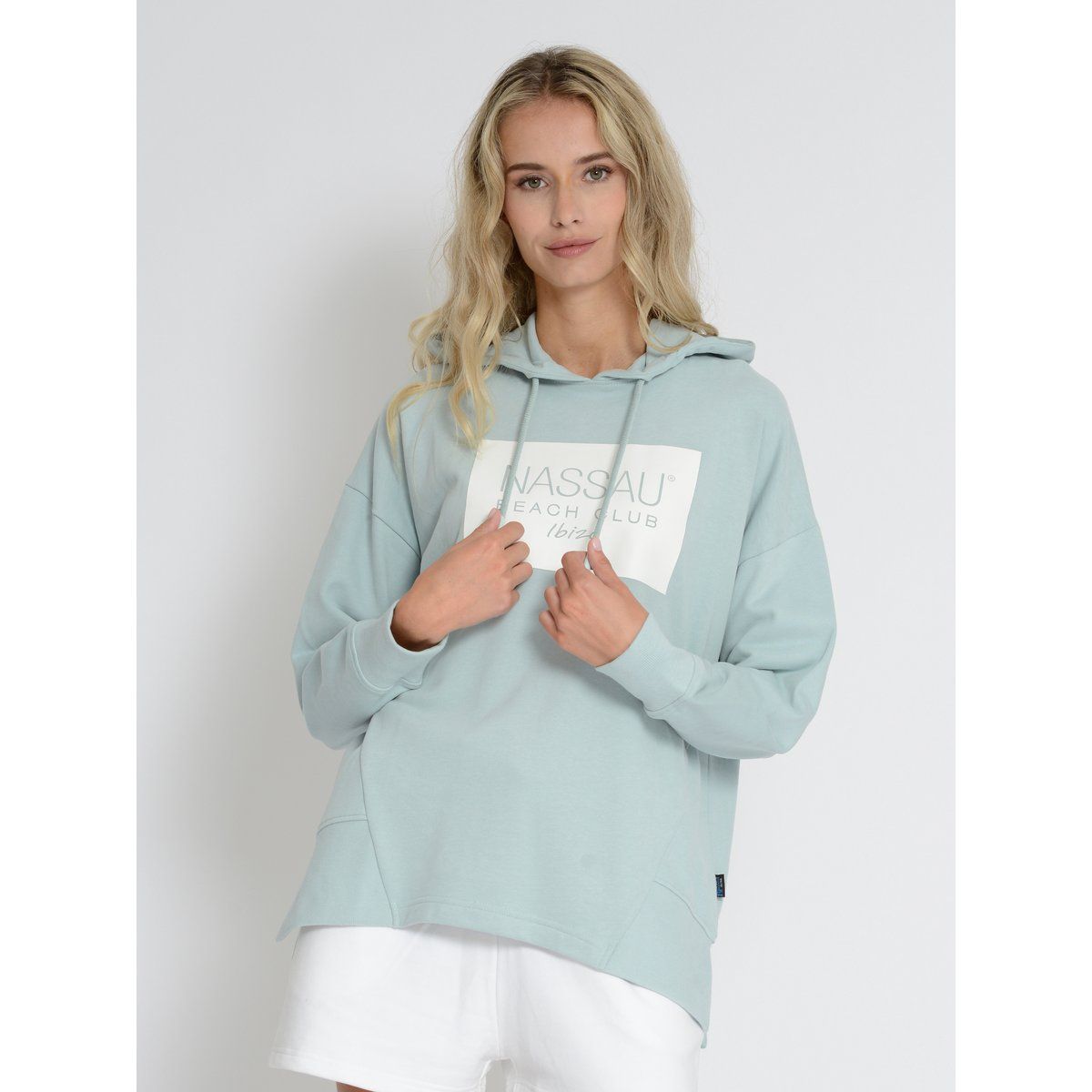 Nassau Beach übergroßer Grafik-Hoodie