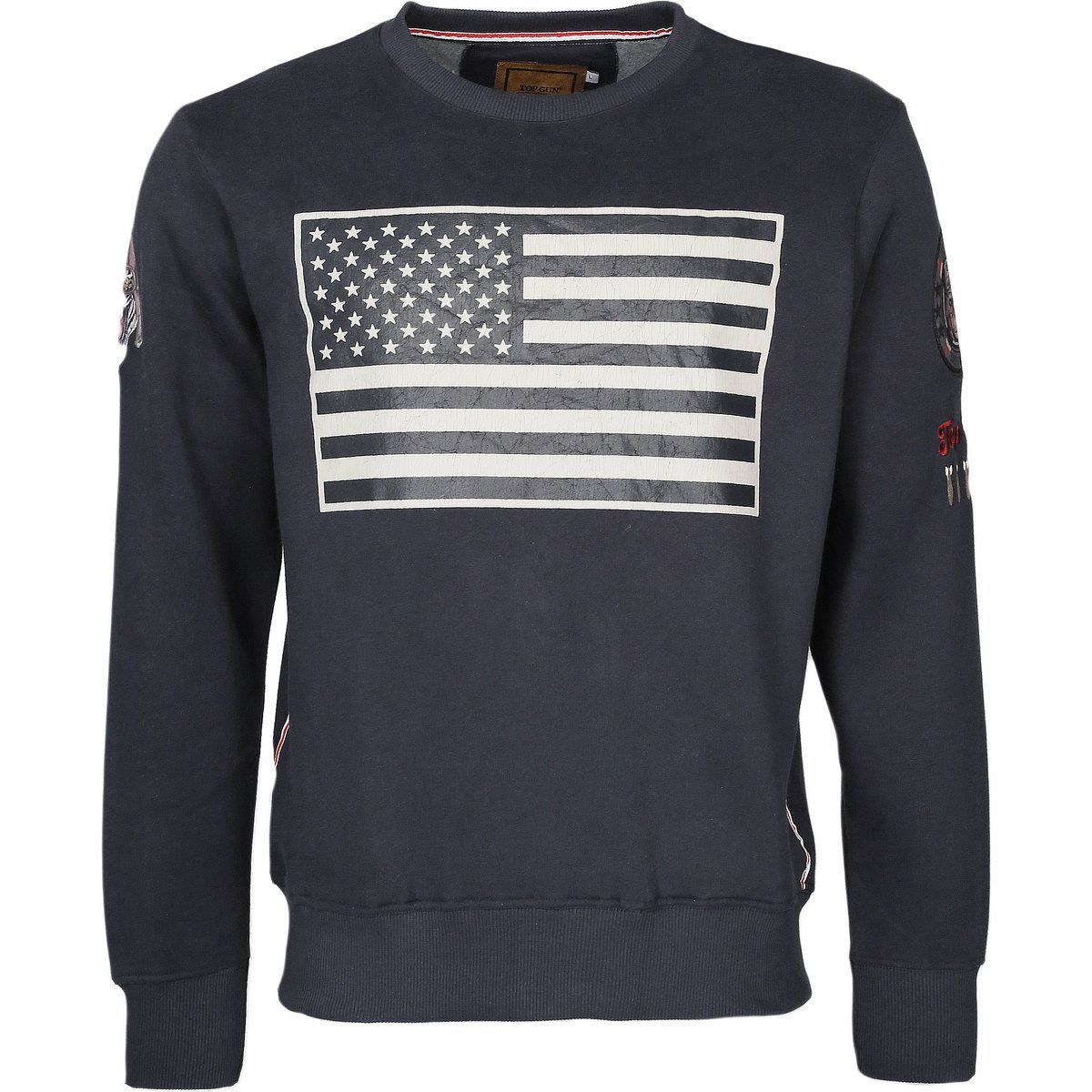 Sweater mit amerikanischer Flagge