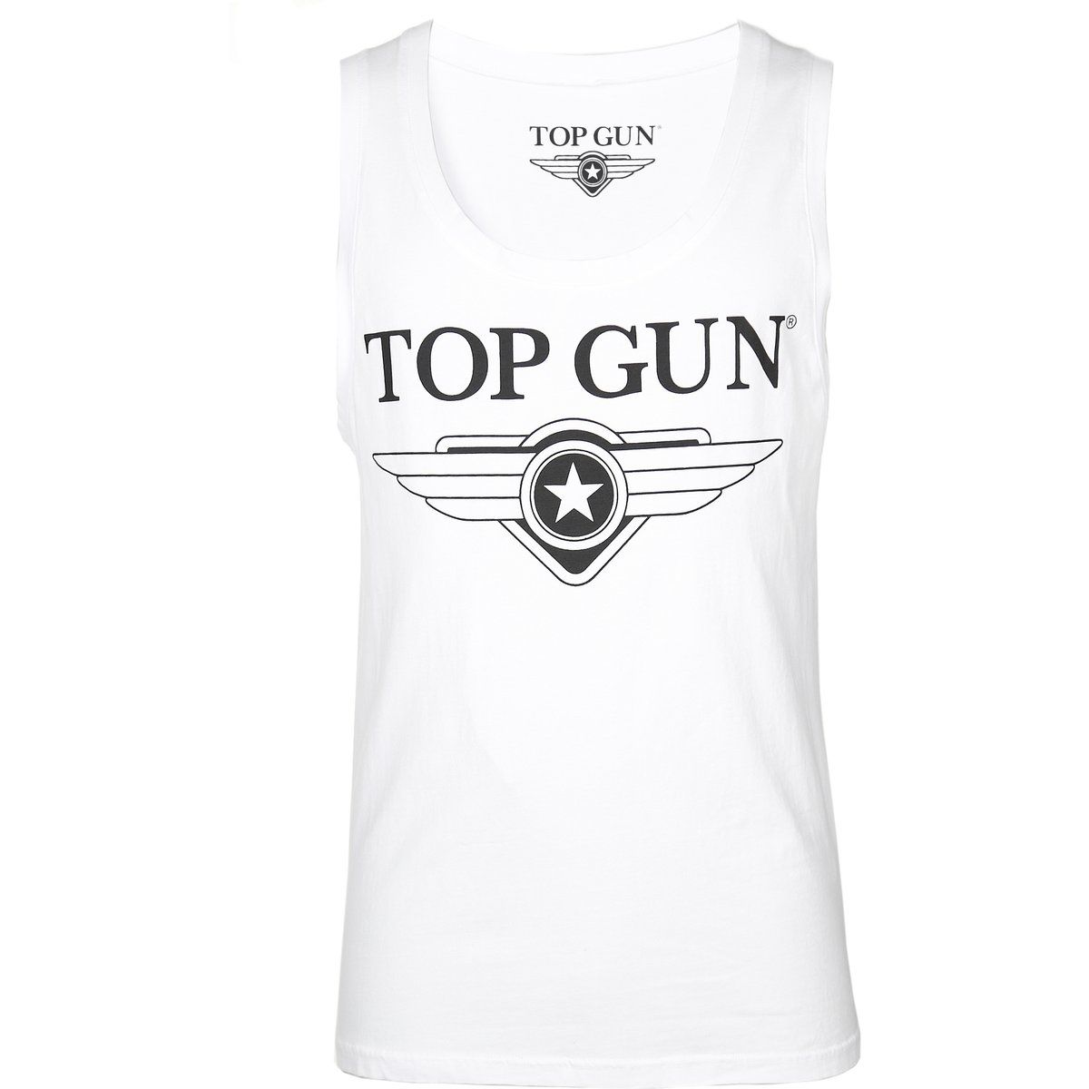 Cooles Top Gun Tanktop mit Aufdruck