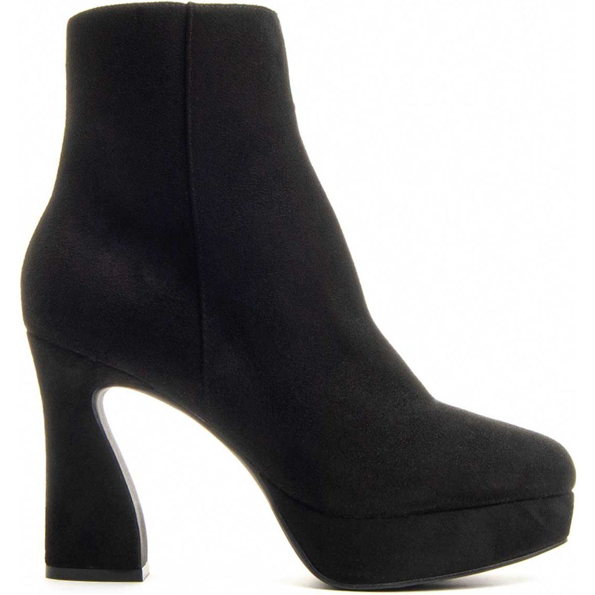 Stiefelette mit Plateauabsatz
