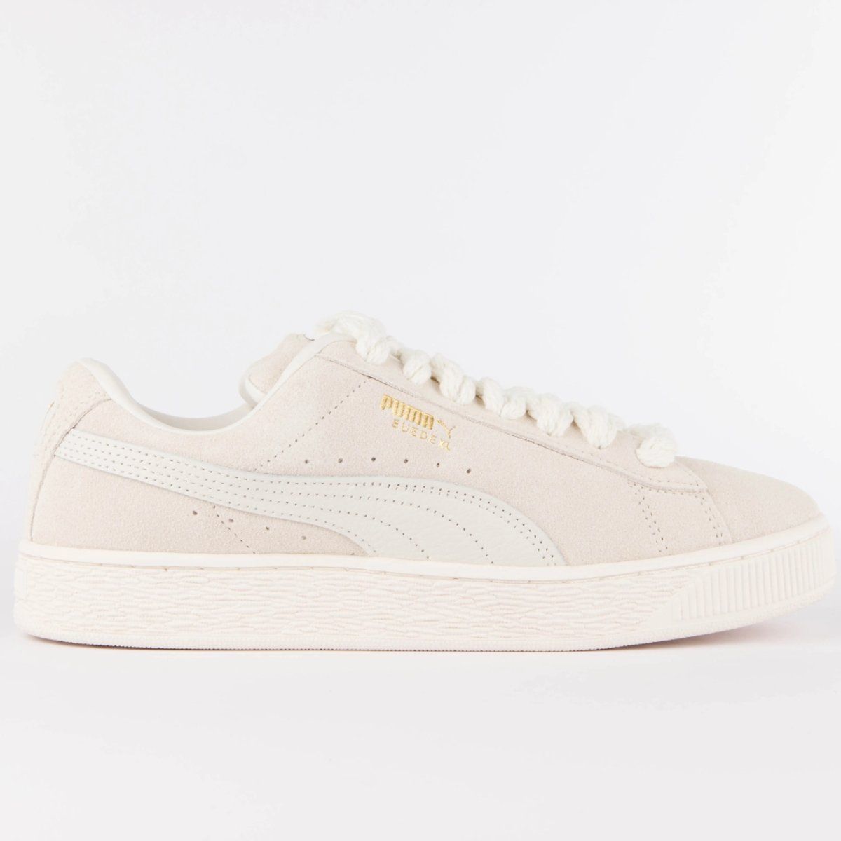 Suede XL Sneaker mit Seilschnürsenkeln