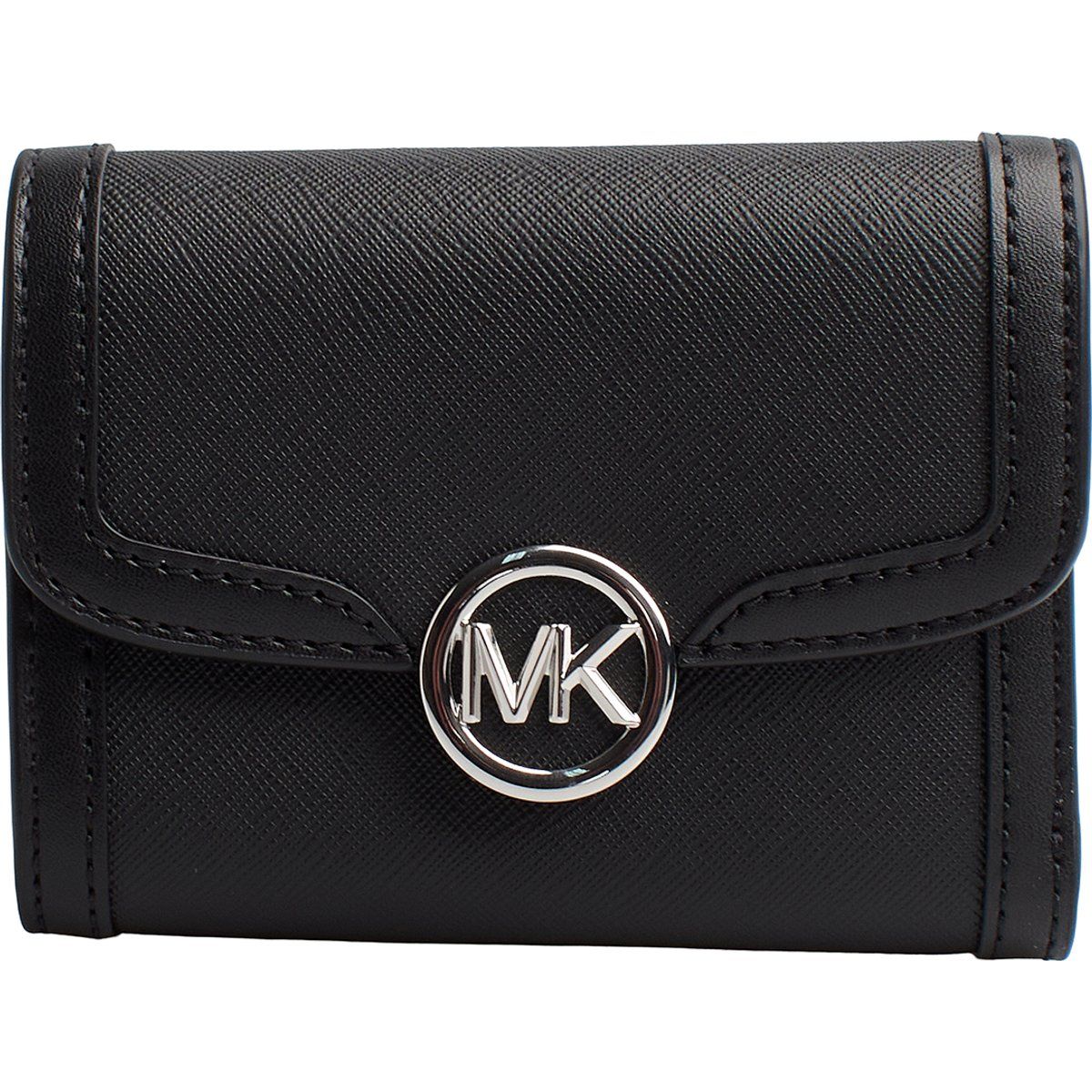 Elegantes kompaktes Leder Portemonnaie mit Logo