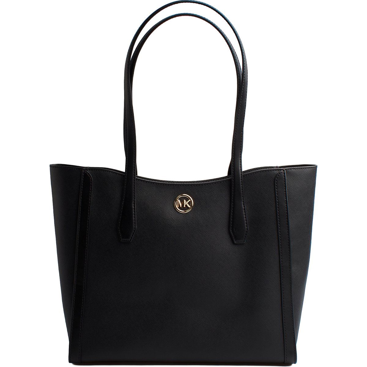 Elegante Leder Tote Bag mit Logo