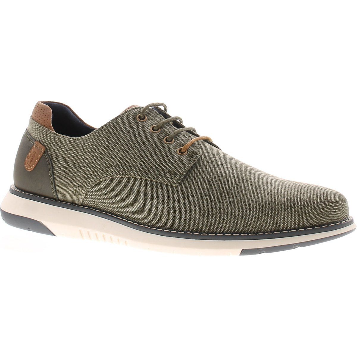 Hush Puppies Herren Schnürschuhe Bruce Canvas Grün