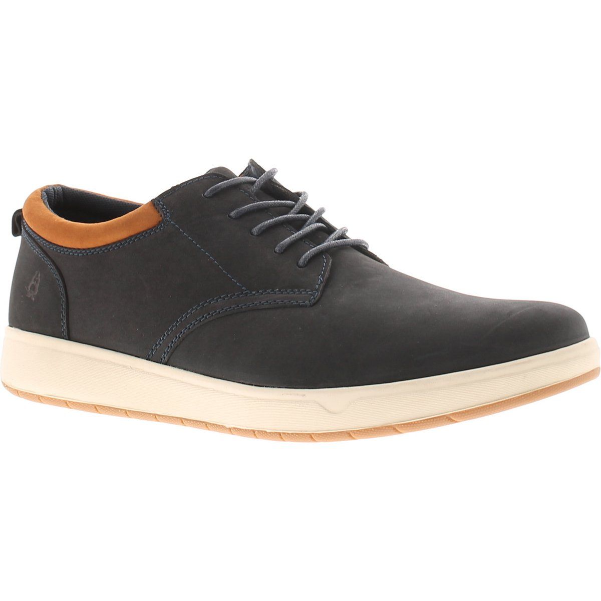 Hush Puppies Herren Schnürschuhe Bowen Nubukleder Marineblau