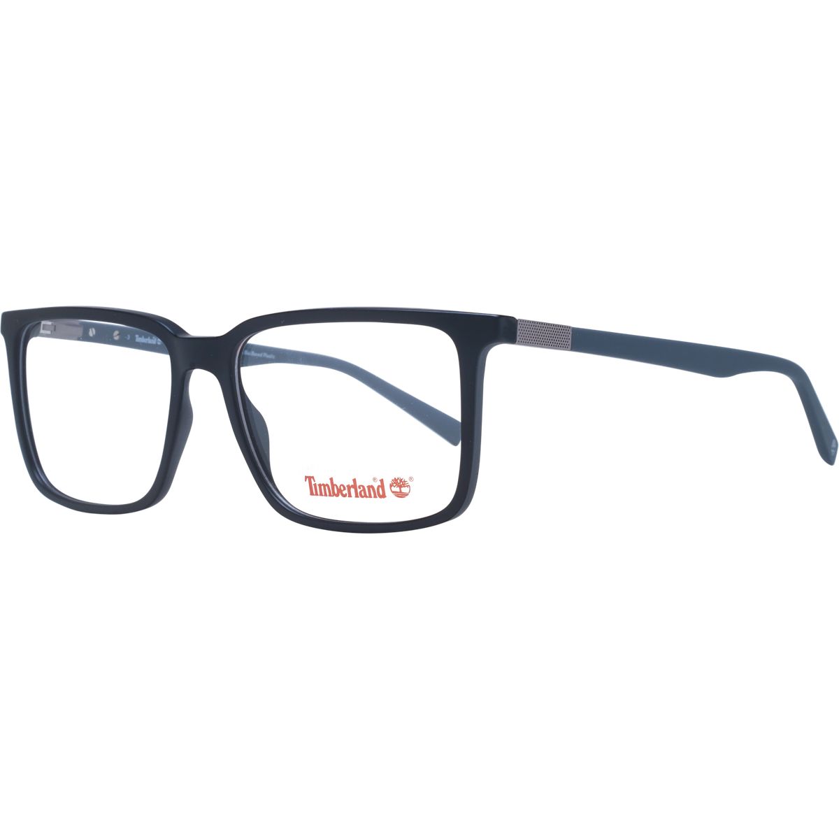 Matte Schwarze Rechteckige Brille