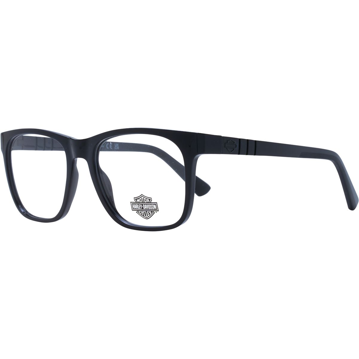 Matte schwarze quadratische Brille