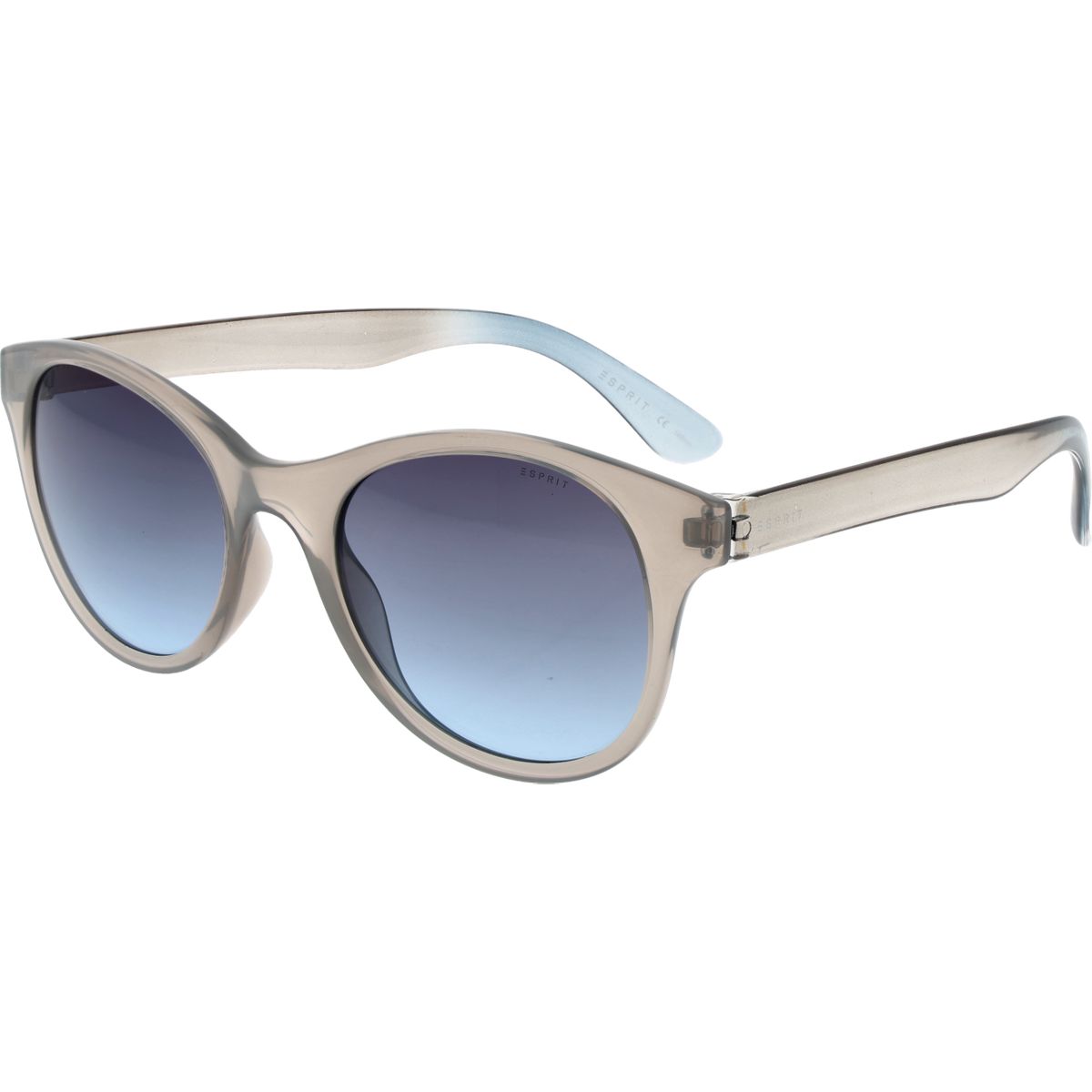 Graue Sonnenbrille mit rundem Verlauf
