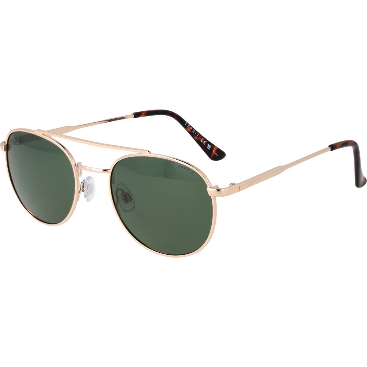 Runde Doppelbrücke Sonnenbrille