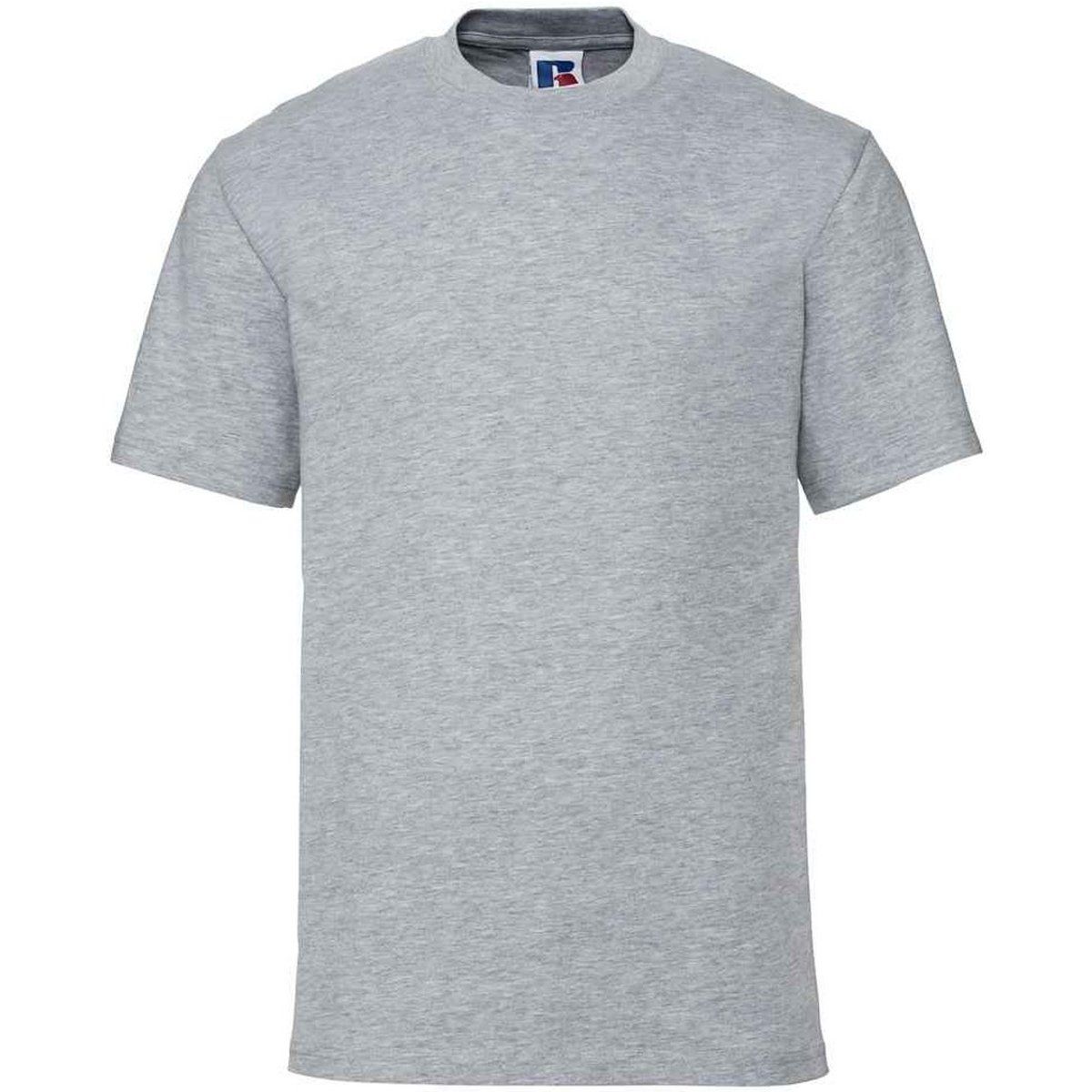 Klassisches meliertes graues Unisex T-Shirt
