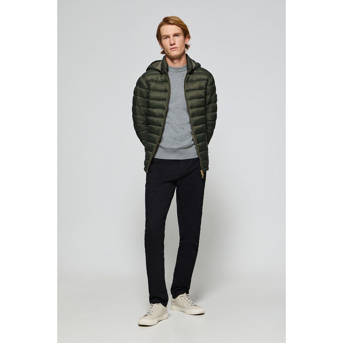 Ultraleichte Steppjacke mit Kapuze