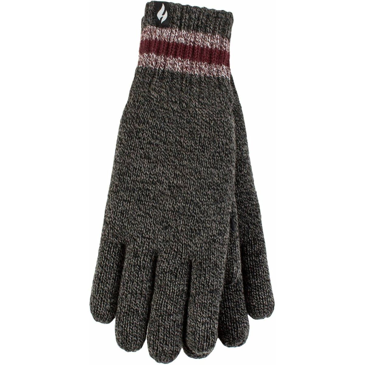 Thermogefütterte Strickhandschuhe mit Fleece-Futter