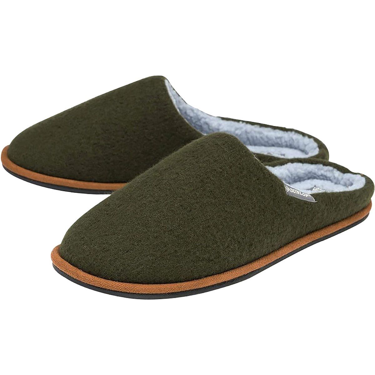 Herren Plüschgefütterte Muldenschuhe mit Memory Foam