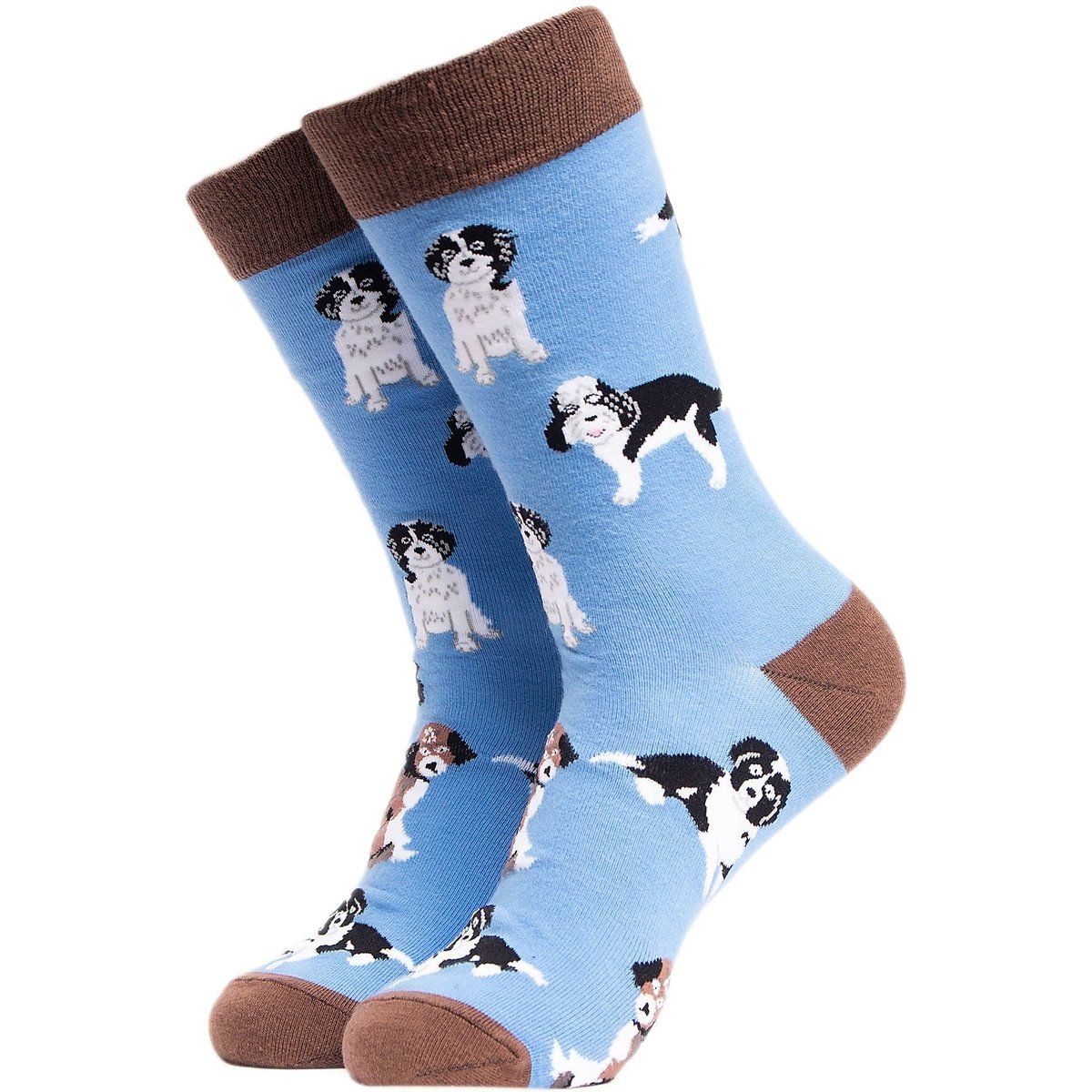 Hunde-Muster Neuheit Unisex Lustige Kniesocken