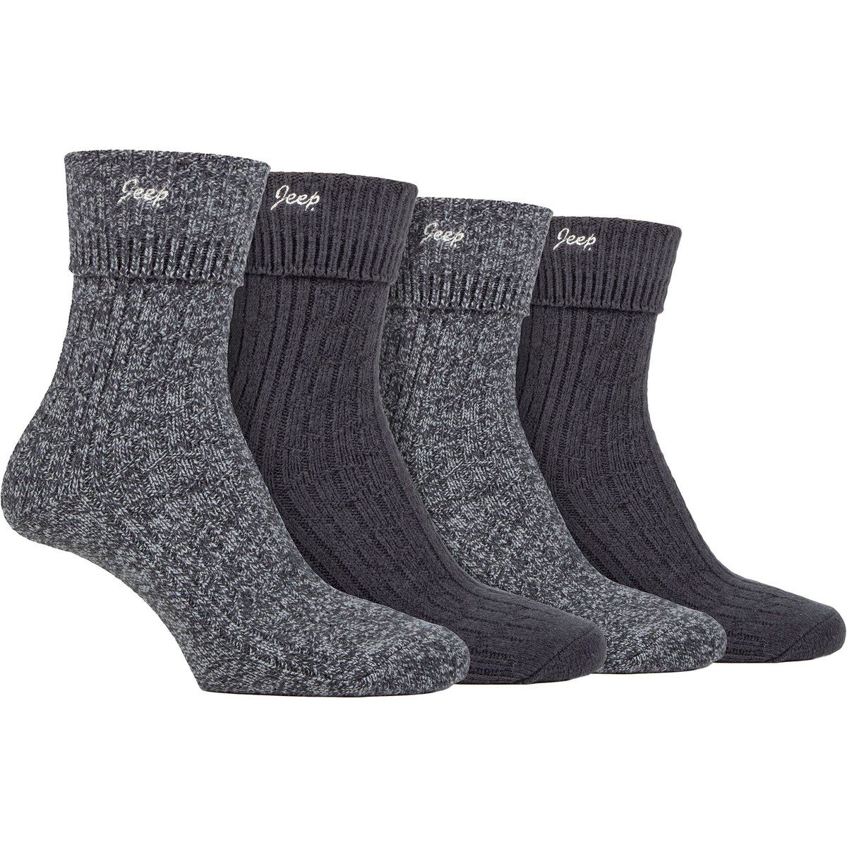 Damen 4er-Pack Superweiche Wanderstümpfe | Outdoorsocken für Wanderungen