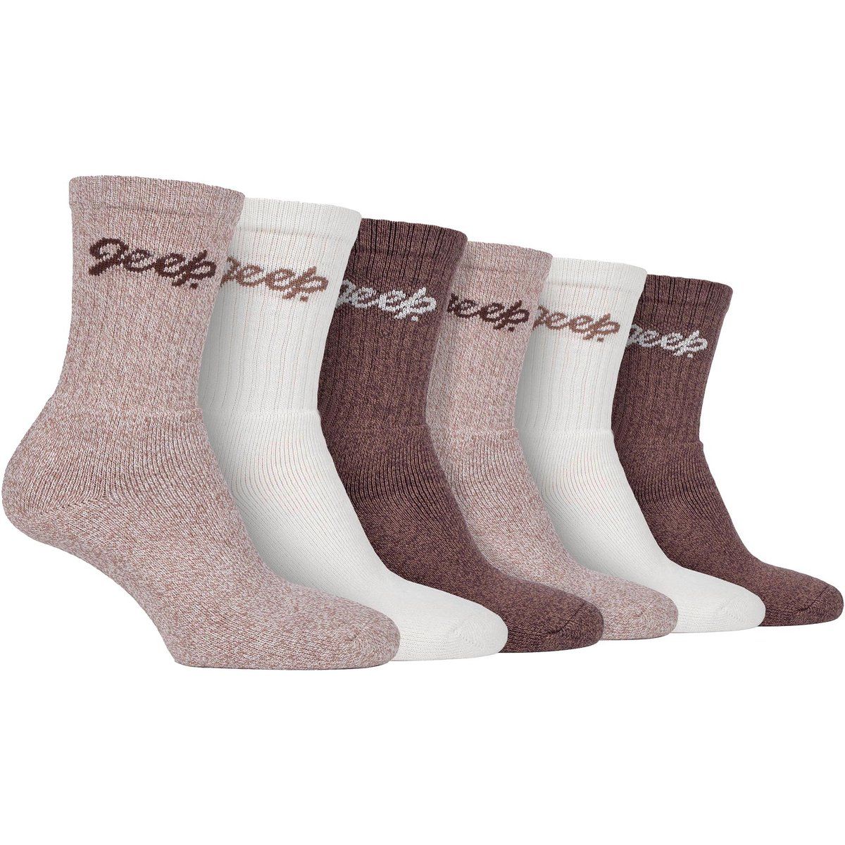 Damen 6er-Pack Wanderstoppersocken | Baumwoll Socken für die Natur