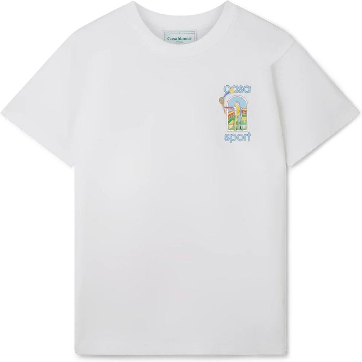 Weißes Casa Sport Grafik T-Shirt