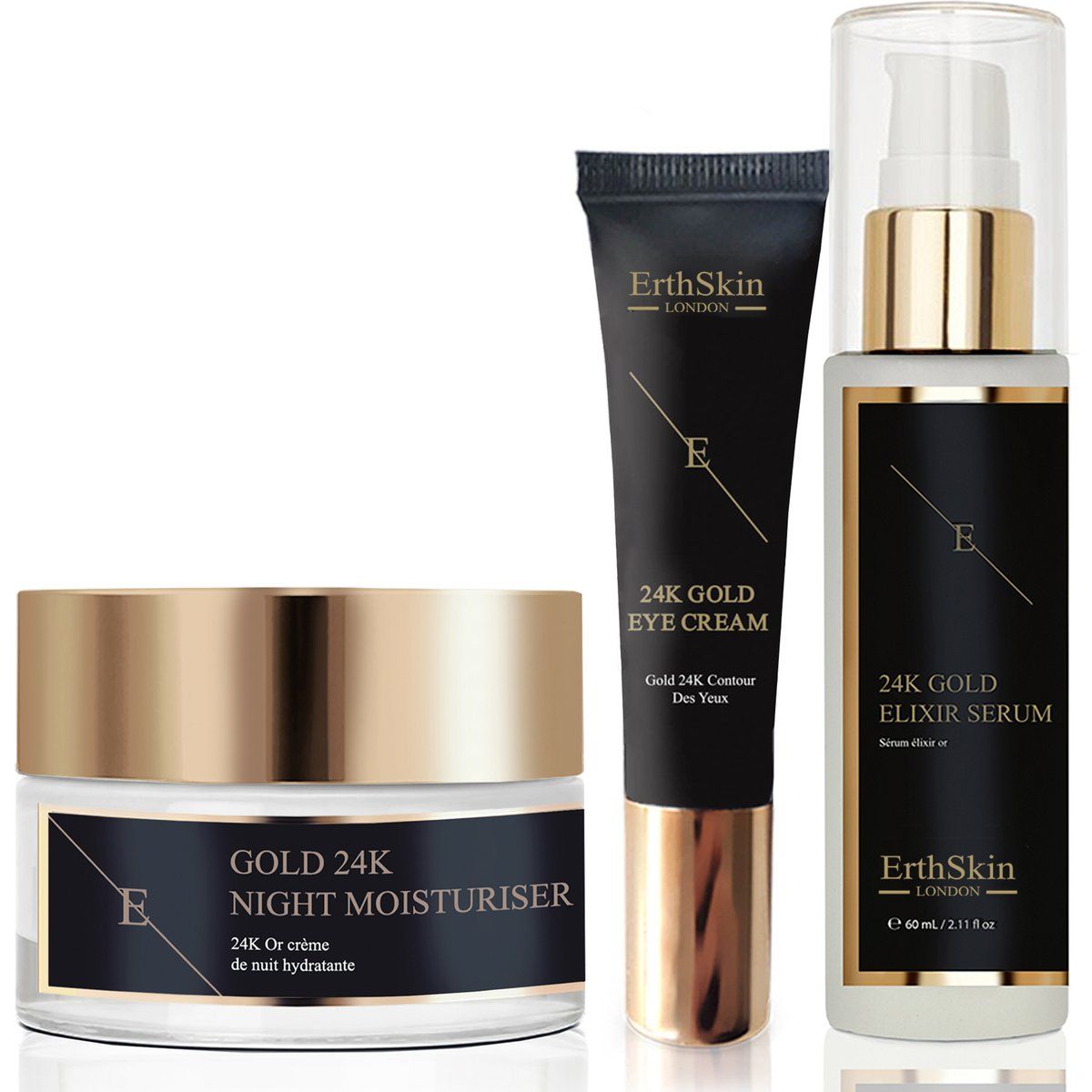 24K Gold Anti-Aging Hautpflege Set
