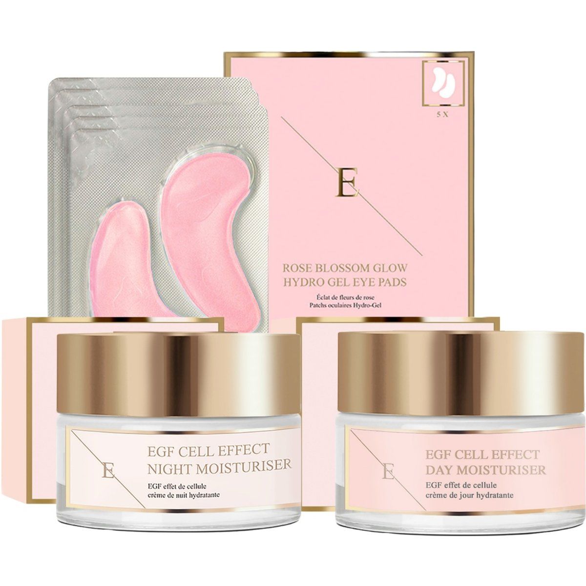 EGF Feuchtigkeitspflege und Augenpad Set