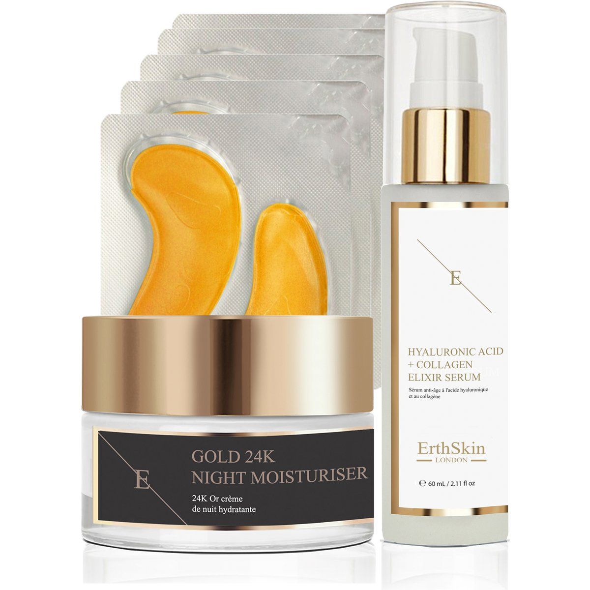 Hautpflege Set 24K Gold Anti-Falten