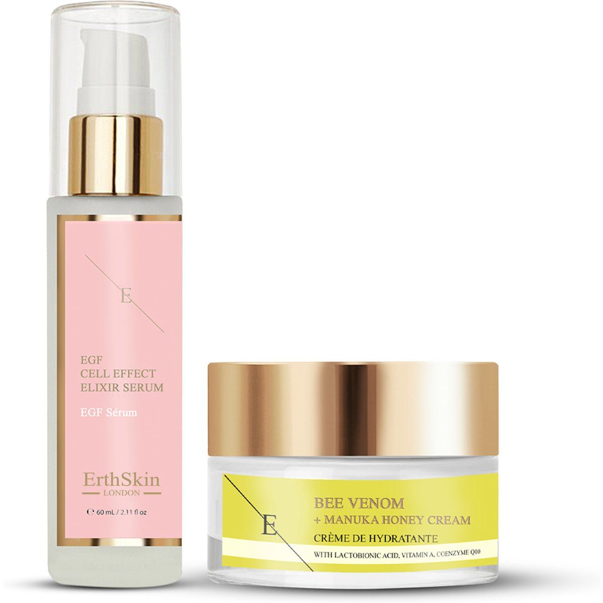Bienengift und EGF Hautpflege Duo