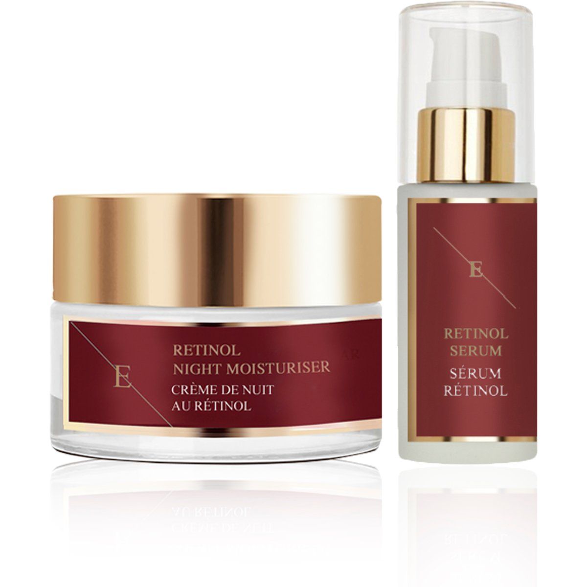 Retinol Nachtfeuchtigkeitspflege und Serum Set