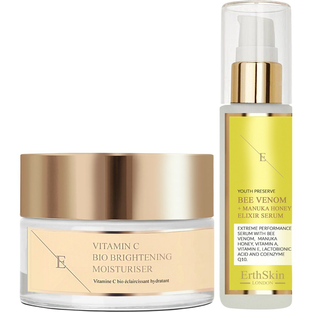 Vitamin C Feuchtigkeitscreme und Serum Set