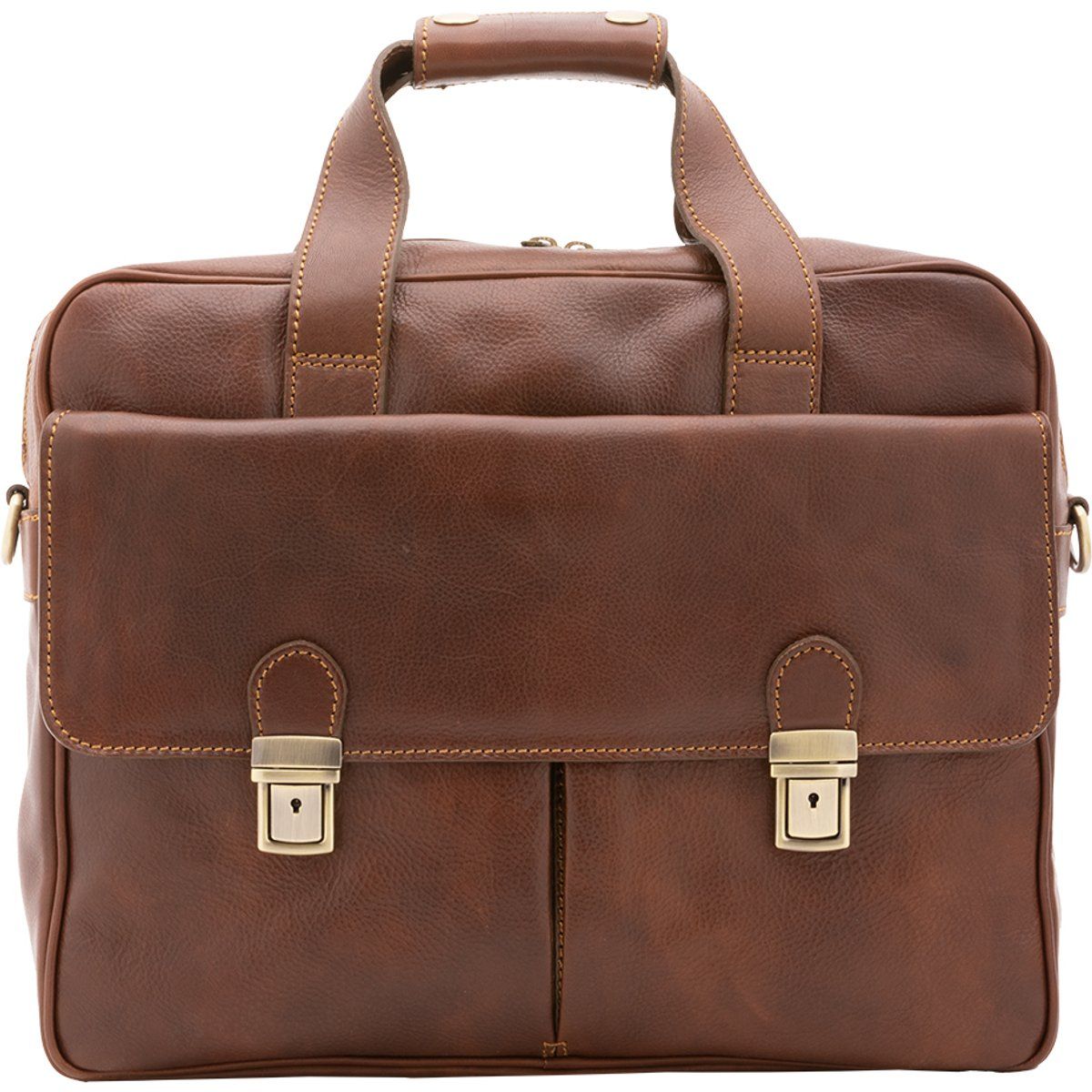 Leder Aktentasche Messenger Bag