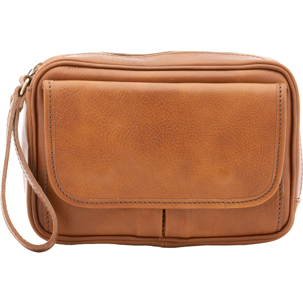 Leder Clutch Tasche mit Reißverschluss