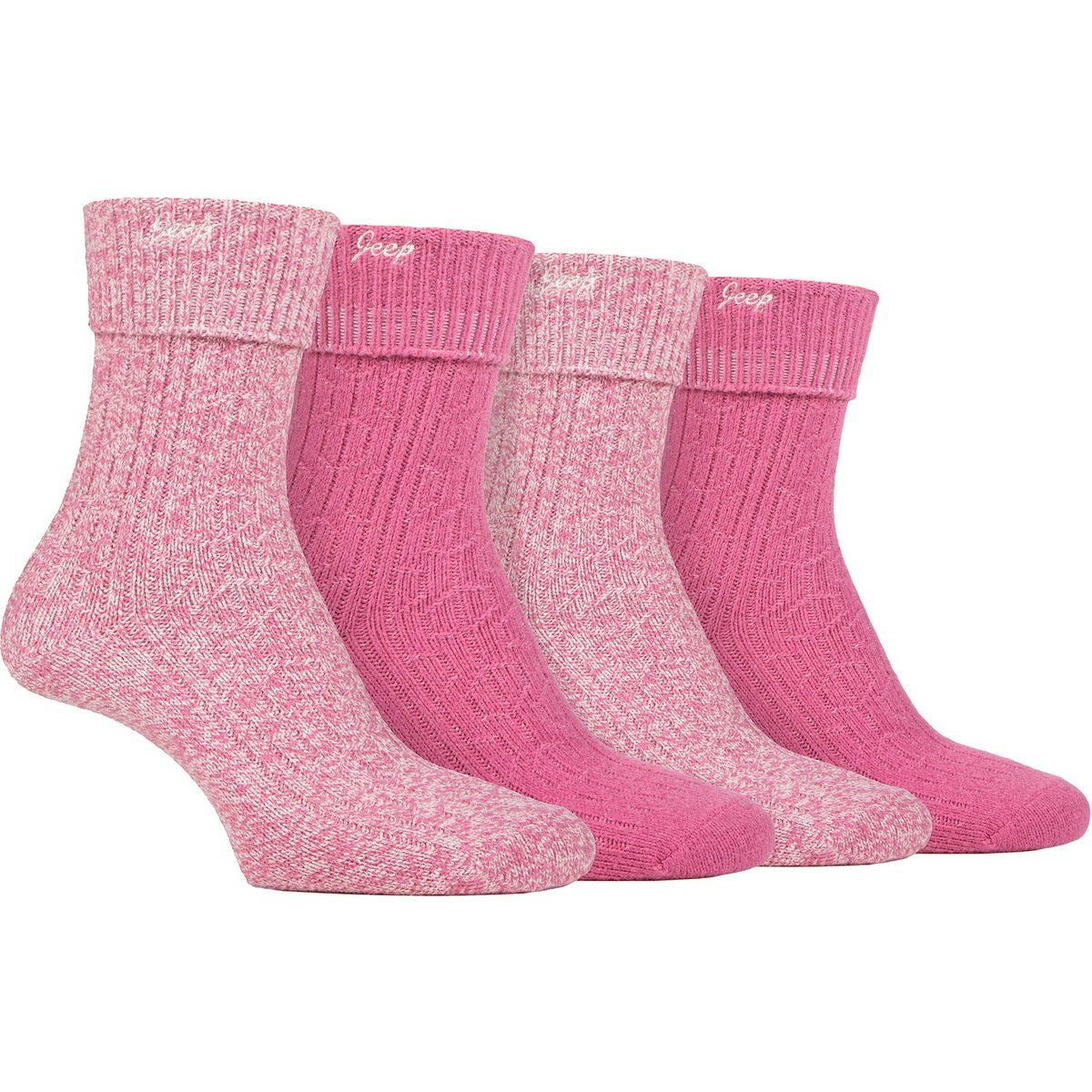 Damen 4er-Pack Superweiche Wanderschuh-Socken | Outdoorsocken für Wanderungen