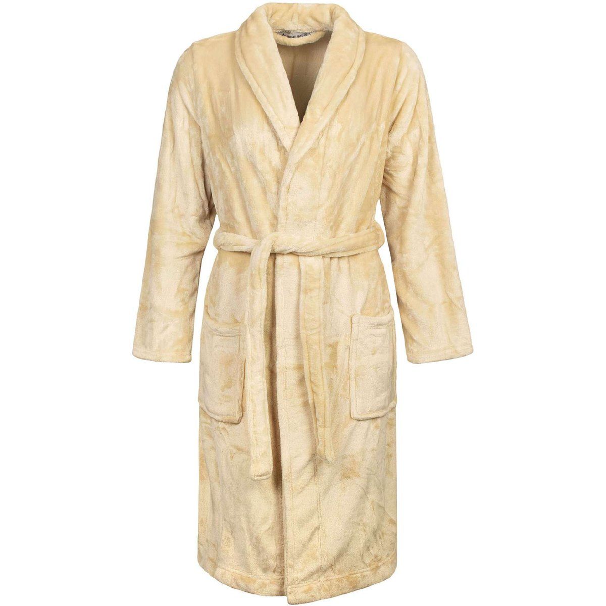Damen Weicher Fleece Warmer Bademantel für den Winter