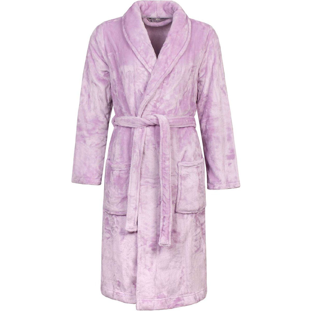 Damen Weicher Fleece Warm Bademantel für den Winter
