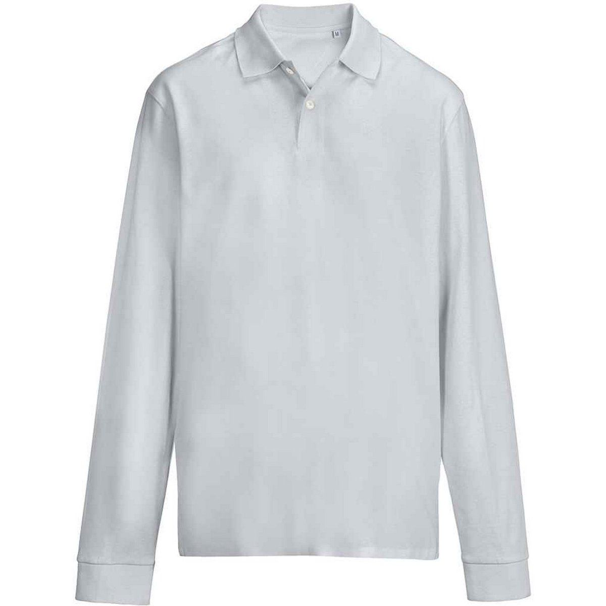 Langärmliges Piqué-Poloshirt