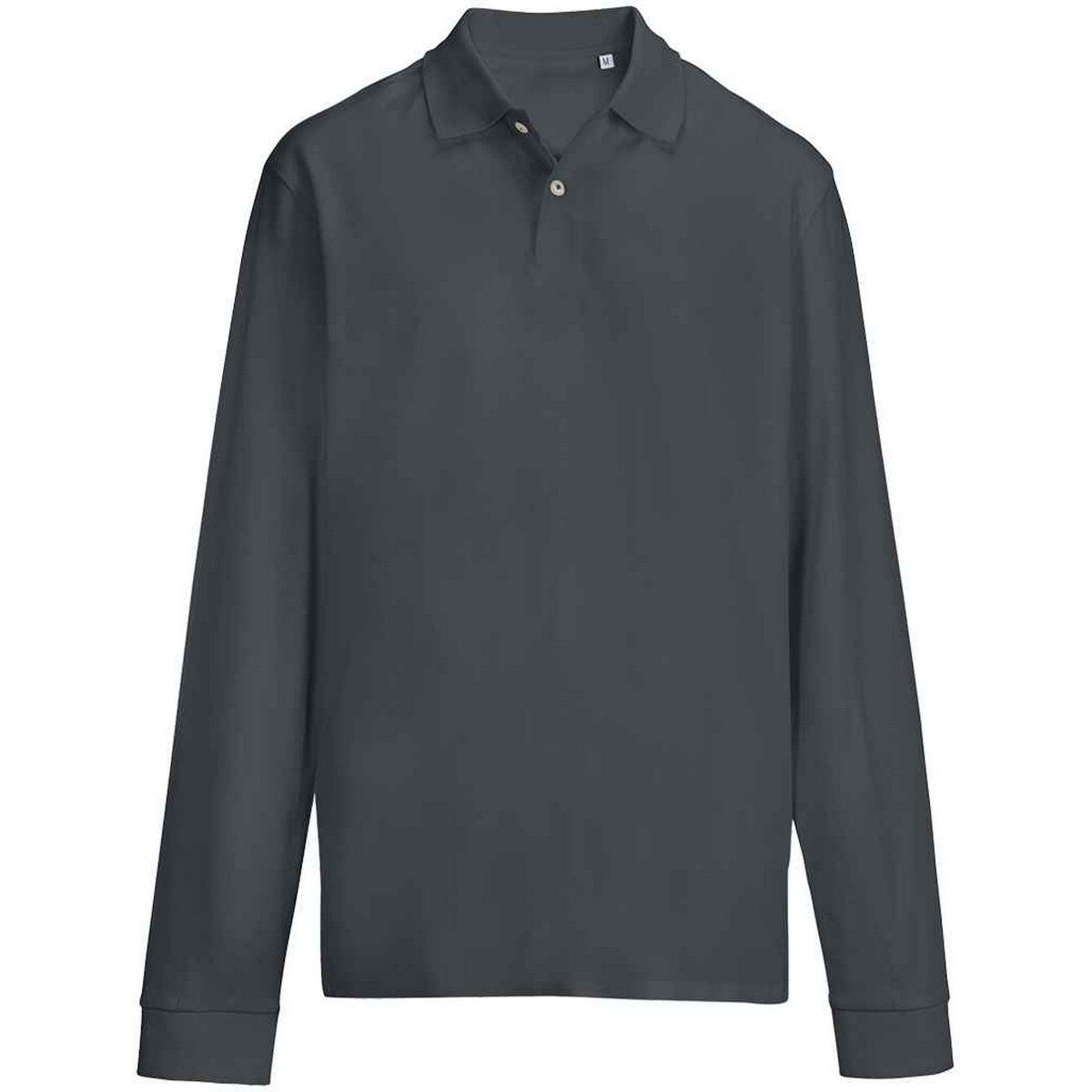 Langärmliges Piqué-Poloshirt
