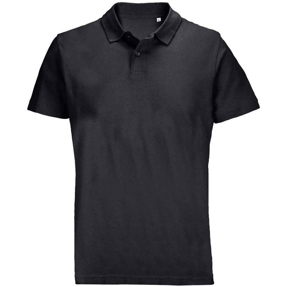 Klassisches einfarbiges Baumwoll-Poloshirt